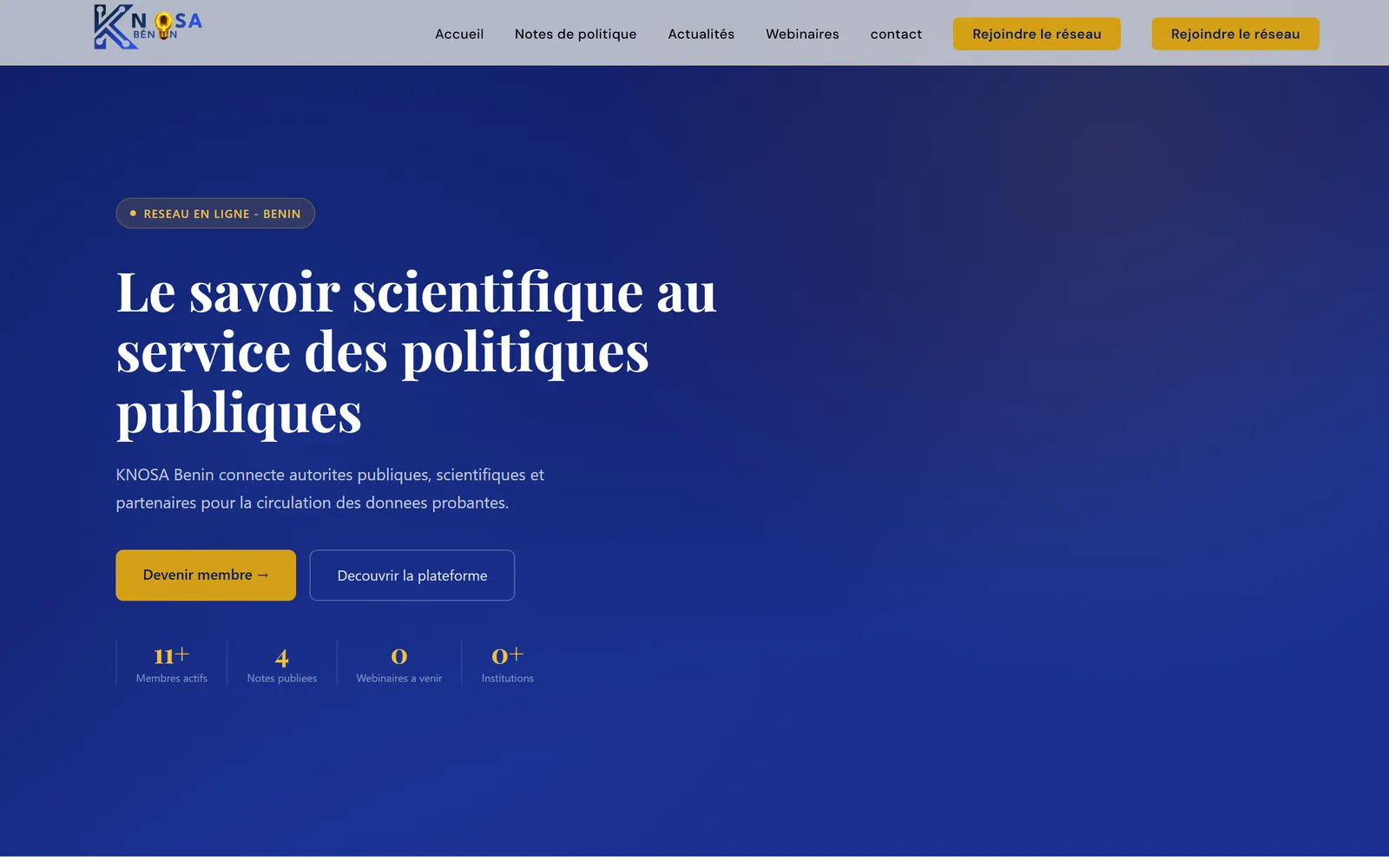 Notes de politique : les publications du réseau rassemblées en un point d'accès unique