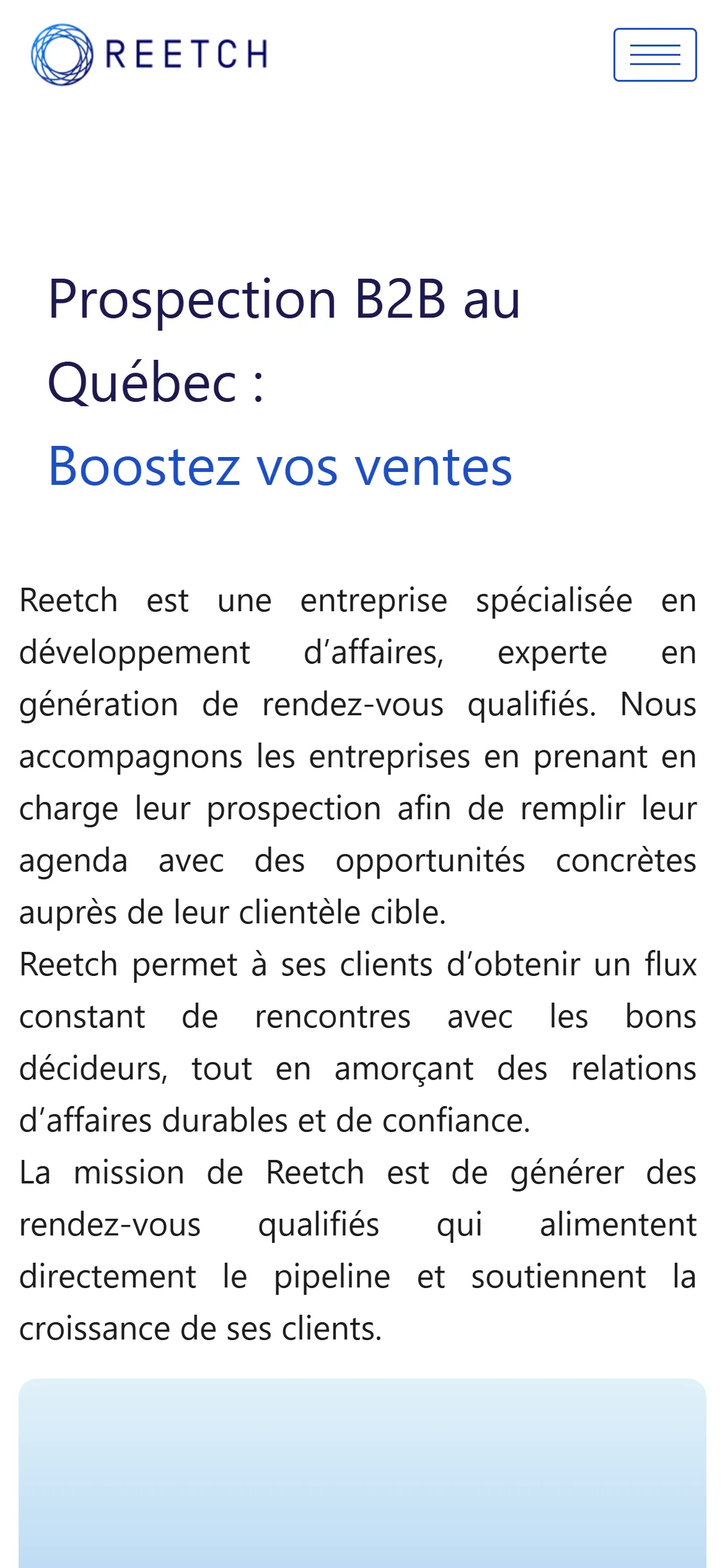 Page d'accueil sur téléphone : diaporama et navigation repliée vérifiés après correctifs.